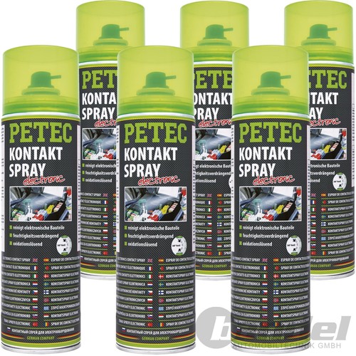 6x500ml petec kontaktspray - petec,